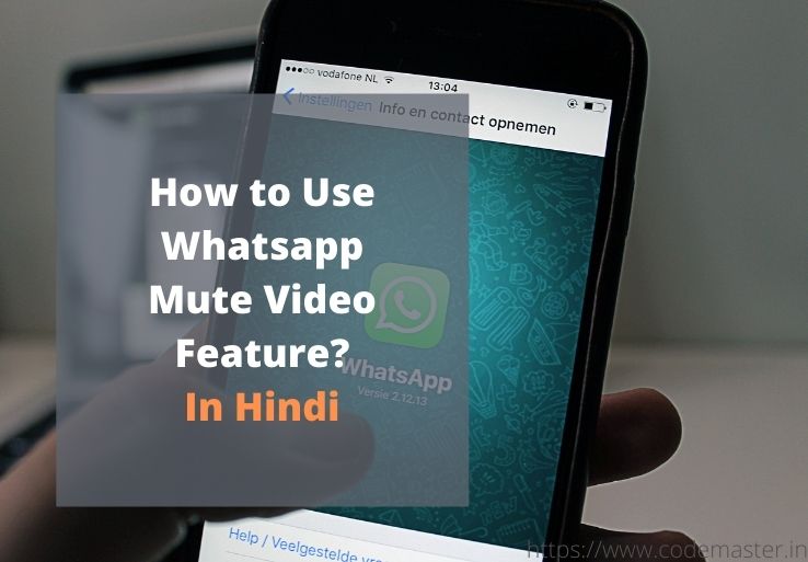 How to Use Whatsapp Mute Video Feature? | In Hindi