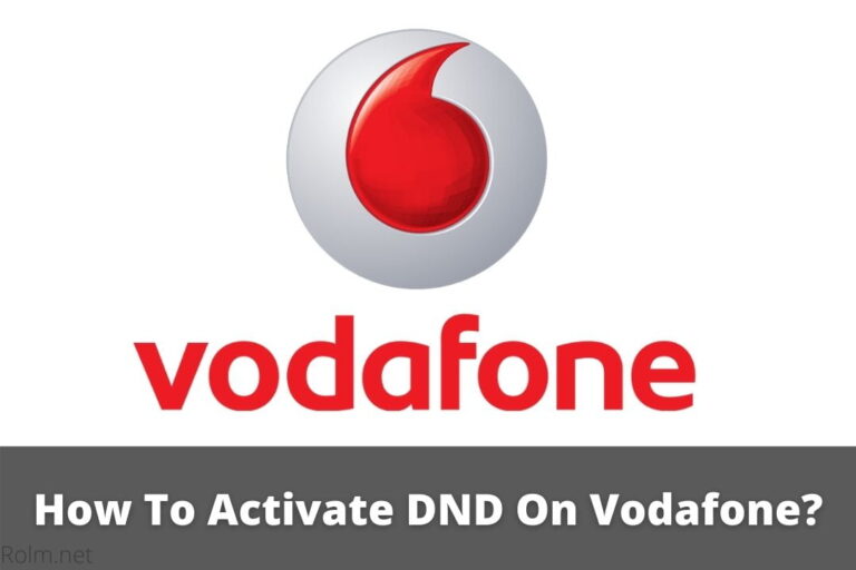 How To Activate DND On Vodafone? | Full Process In Hindi